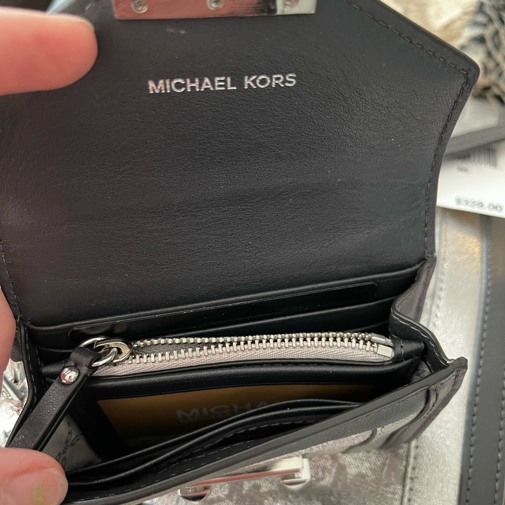 Michael Kors Medium size backpack with small matching wallet
